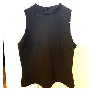 Dressy black crop top!